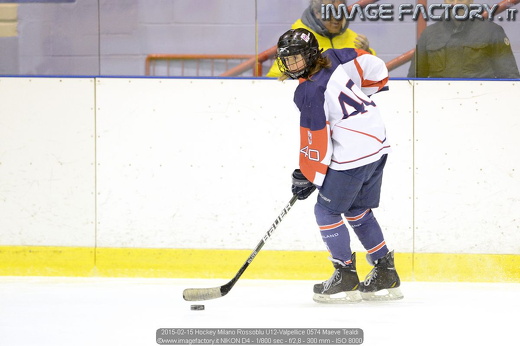 2015-02-15 Hockey Milano Rossoblu U12-Valpellice 0574 Maeve Tealdi